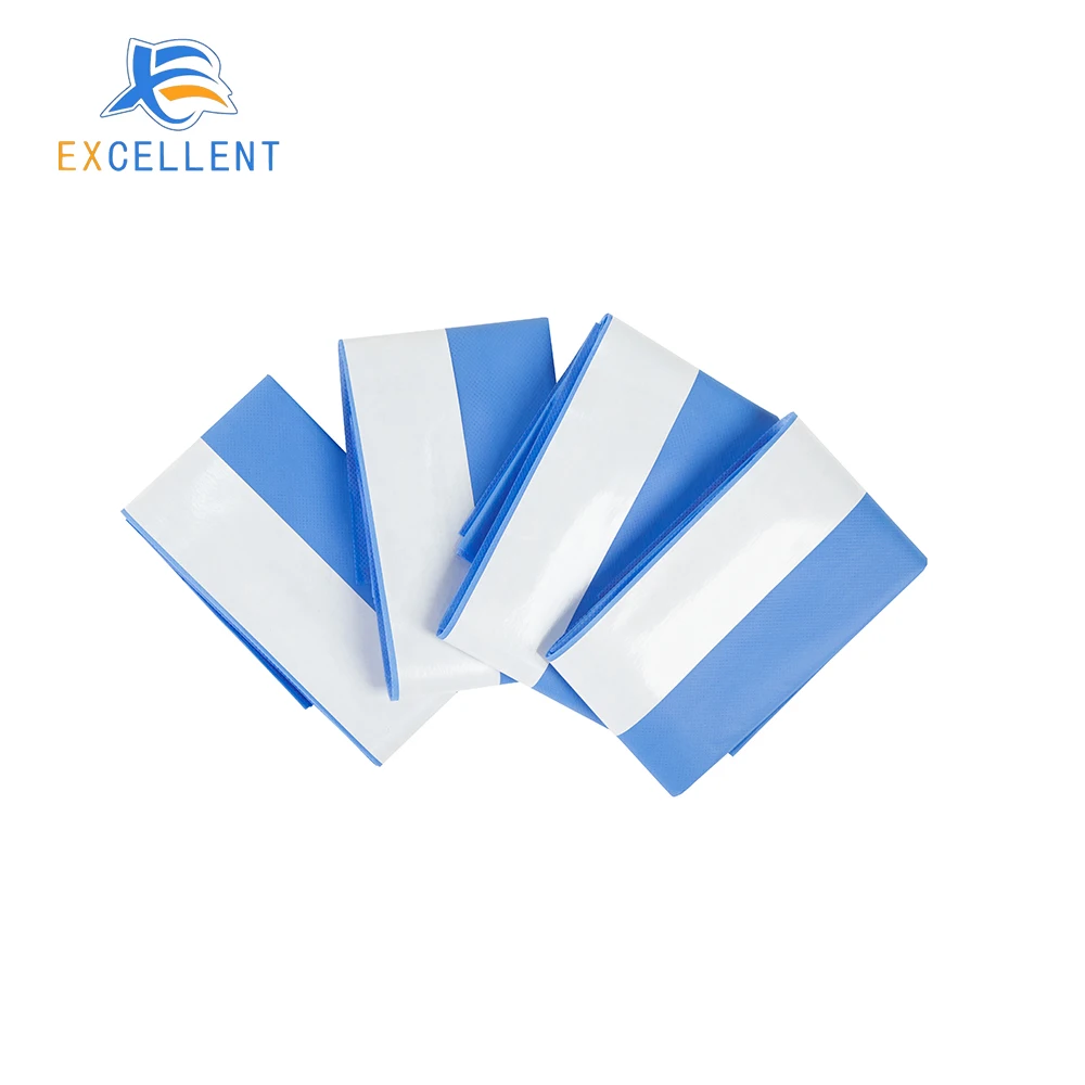 Blue Color Non Woven Disposable Sterile Medical Universal Surgical Drape Sheet Adhesive Fenestrated Drapes with Hole
