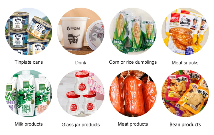 vertical steam pouch sterilized cooking small instant meat tuna fish canning food process sterilizer retort autoclaves machine