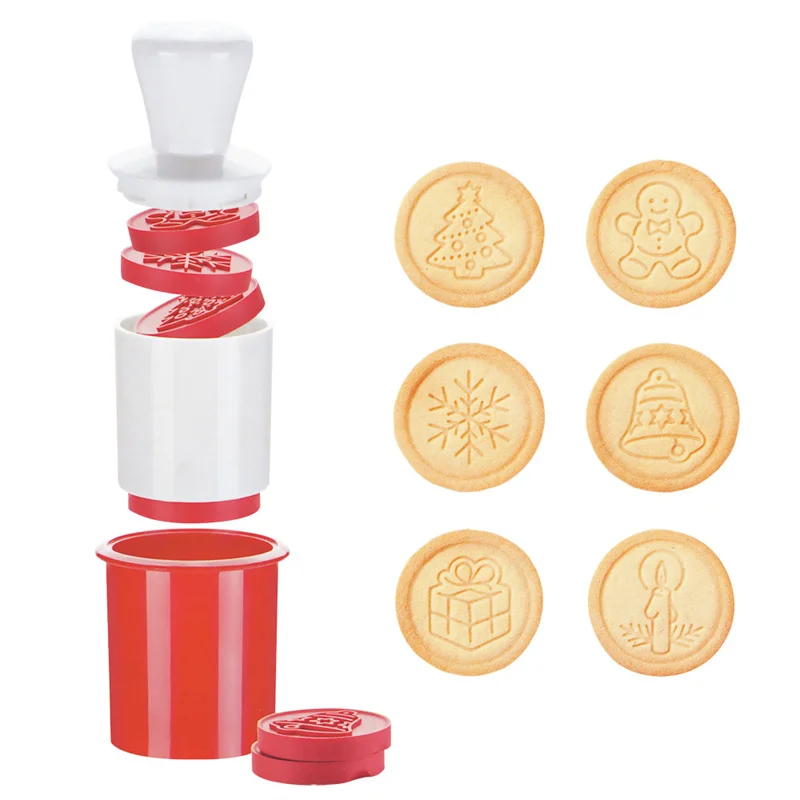 festival pp cookie stamp home kitchen cookware cake tools baking molds