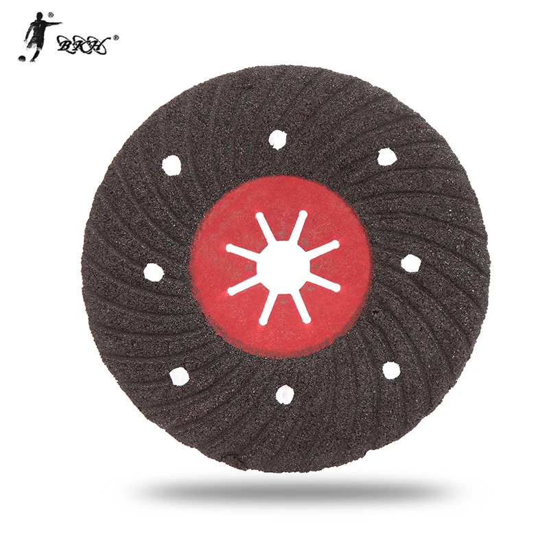 BKH Wholesale 4/4.5/5/6/7 Inch P16-120 Silicon Carbide Round Depressed Center sanding disc For Marble Concrete Stone