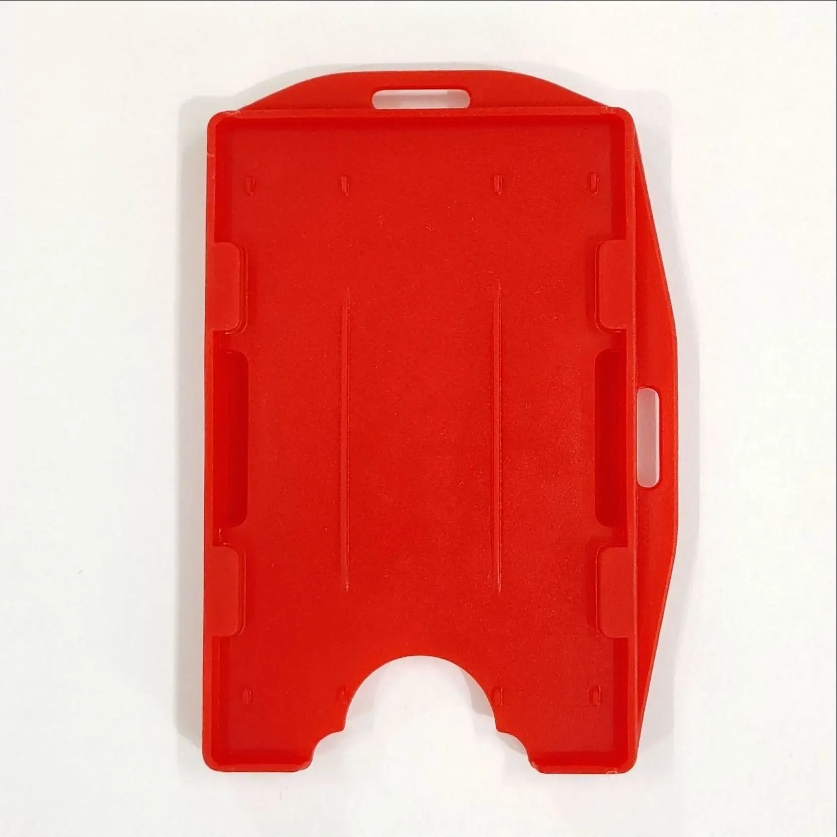 1PC Portable Practical Durable Double Sided Hard Plastic Badge Work ID Card Holders Protector Case Cover Office School Supplies