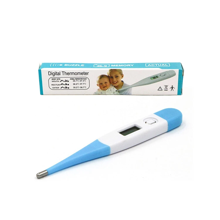 Оптовая продажа, детский Быстрый гибкий цифровой термометр с ЖК-дисплеем