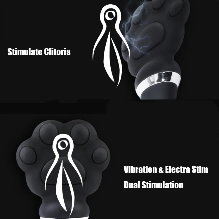 Aimitoy Cat Claw Electra Stim Shock Vibrator Av Wand Massager Sex Toy For Women  G-Spot Adults Stimulator Clitoris Massager