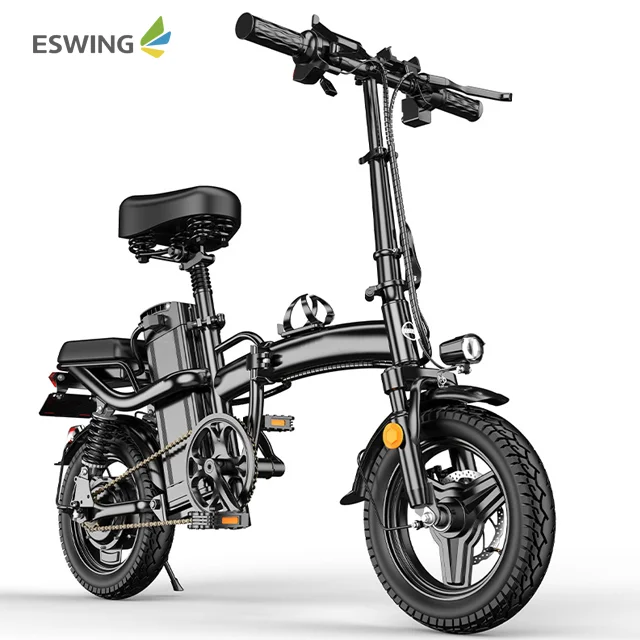 ESWING 14 Inch Bicycle 48V 400W Long Range Ebike Portable Adult Electric Bike