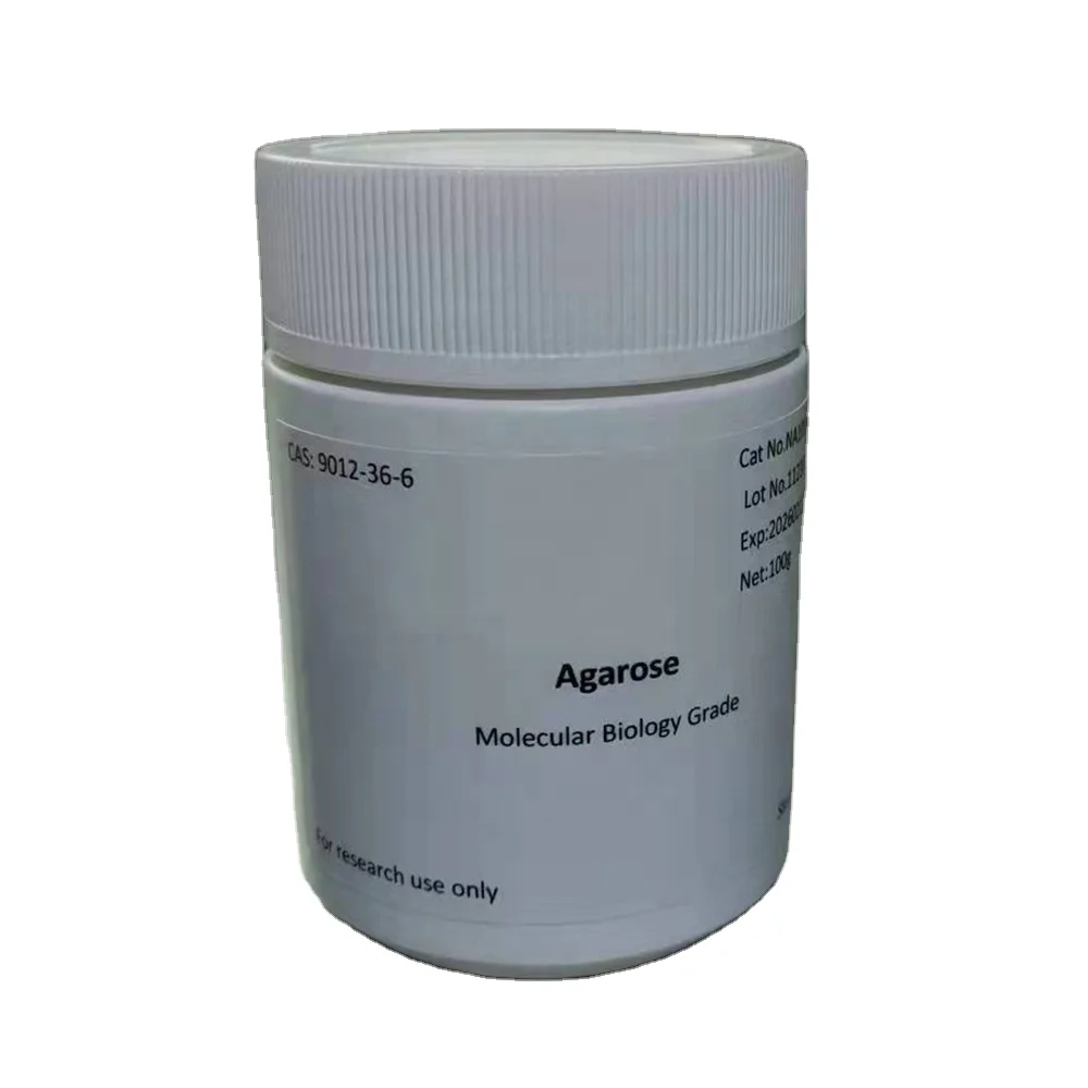 Read To Use Biological Laboratory Reagent Low EEO Agarose Powder 100g 500g For sale