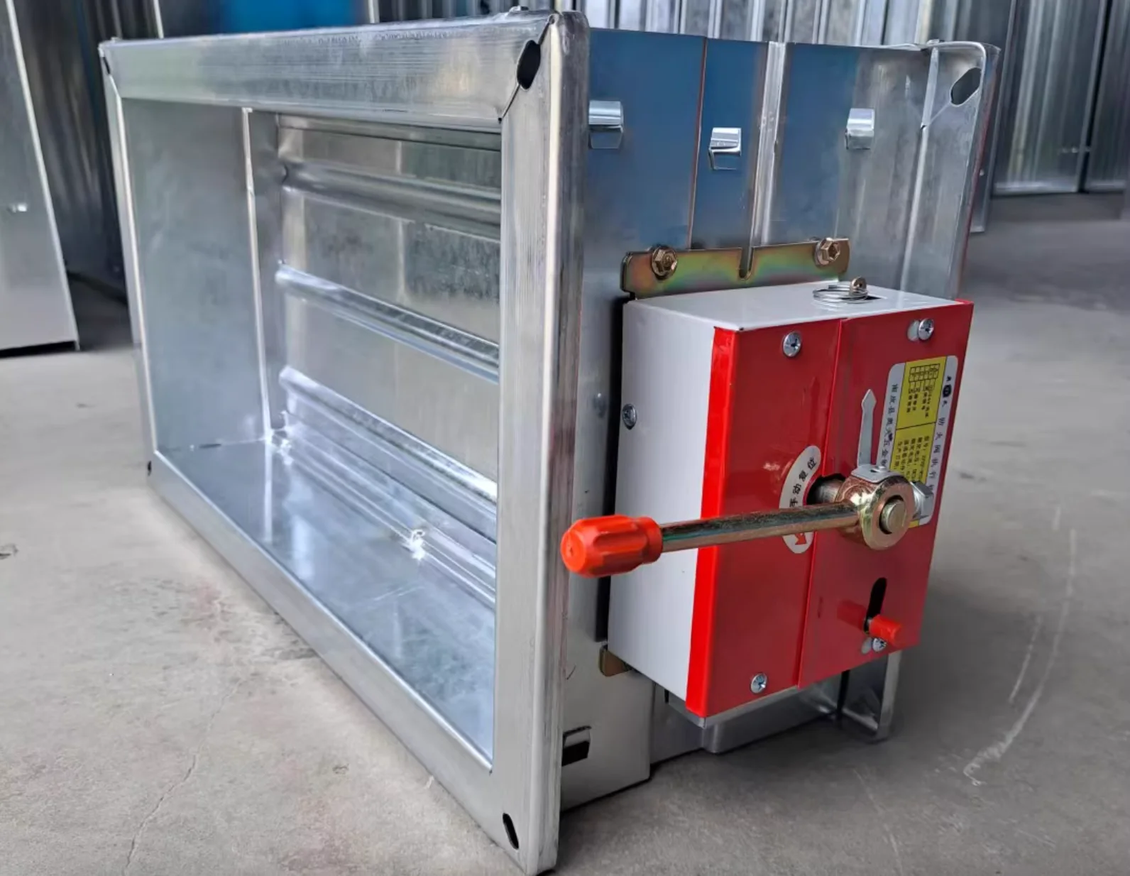 Fire smoke exhaust fire damper 70 280 degree manual with flange air volume regulating valve bathroom fresh air linkage air valve