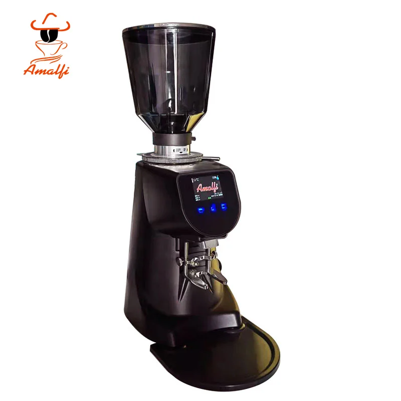 Ready to Ship Stock Commercial Automatic Coffee Beans Mill Espresso Grinder Machine with Adjustable Speed