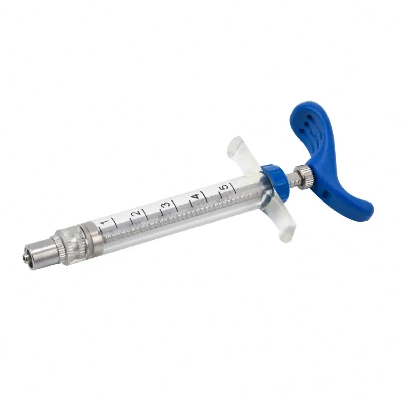 5ml Adjustable Veterinary Equipment Syringes Plastic Veterinary Syringes