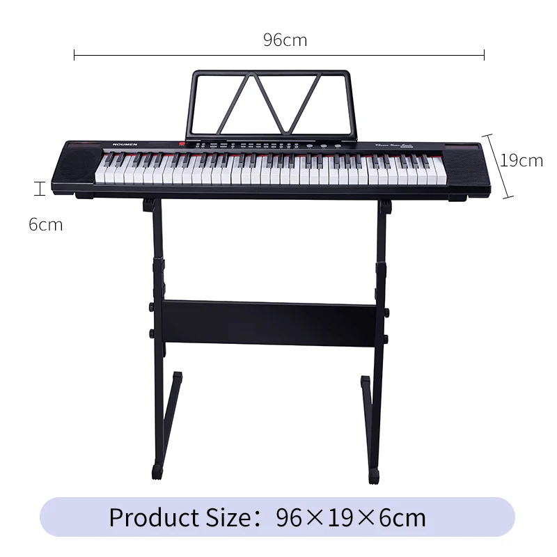 Professional Music Educational Digital Piano Touch Sensitive Keyboard Teclado Electronic Organ For Beginner 61-key keyboard