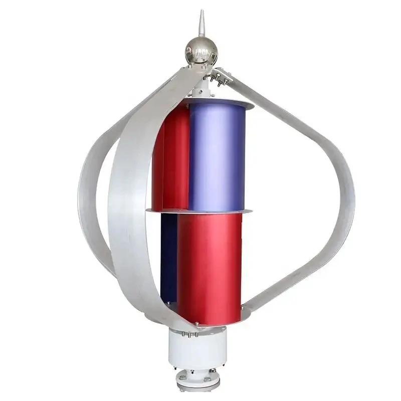 Low Noise Q Series 800W to 10KW Vertical Axis Wind Turbine 24V 48V 96V 120V Wind Generator