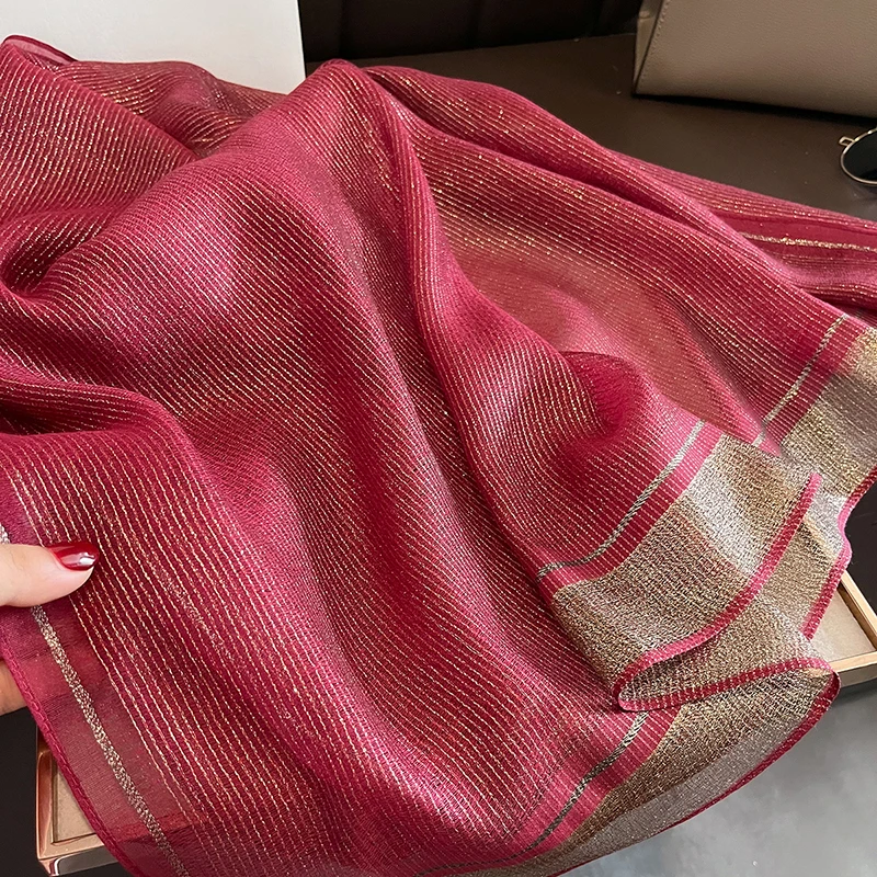 Modest Comfortable Felling autumn Silk cut scarf Trend Stewardess 80*190cm perfect women