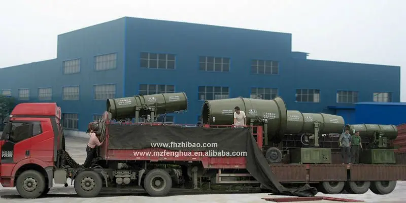 
DS-120 Open Area Dust Control System Dust Fighter Sprayer at Quarry Raw Material Crushers, Truck Dumping Point 