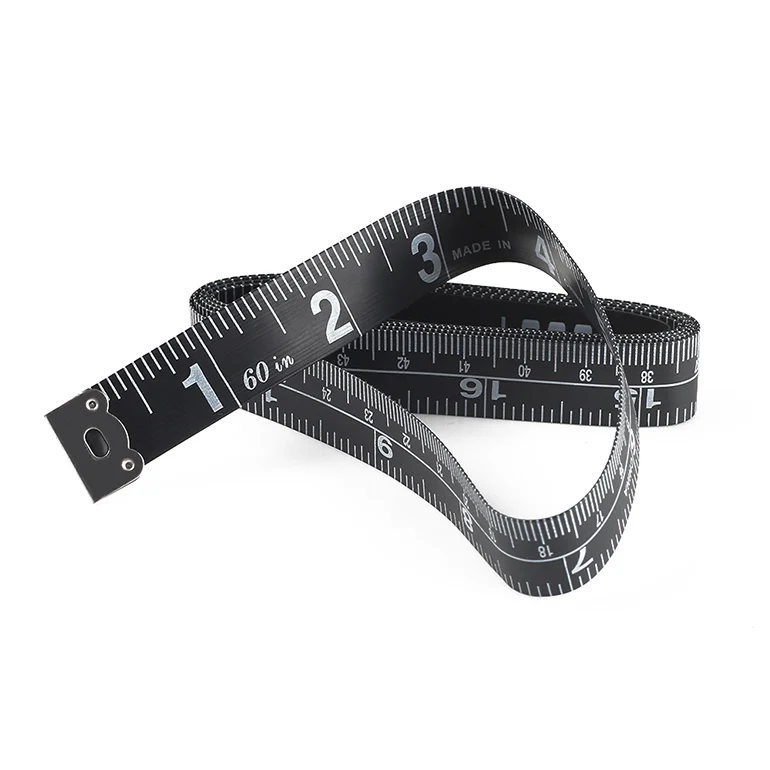 Custom length pvc fiberglass black pink white yellow 1.5m 2m 80 inch soft sewing tape measure tape band for sale