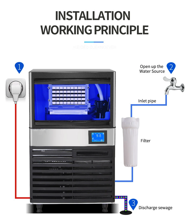 Portable Ice Maker Small Ice Cube Machine Ice Maker Making Machine