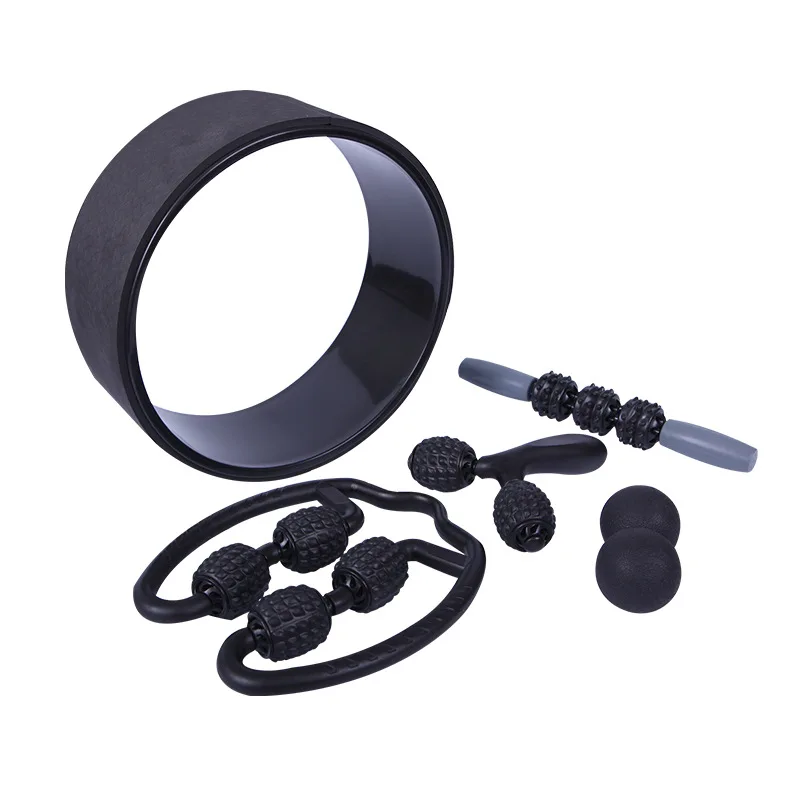 K&B Home multifunctional abs wheel yoga wheel sets sports fitness open back muscle relaxer