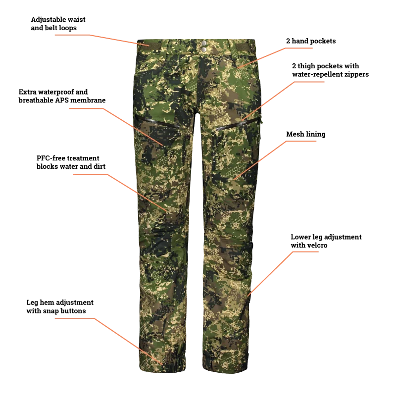 Green Digital Camouflage Hunting Clothes for Men Silent Water Resistant Hunting Suit Duck Deer Hunting Jacket and Pants Set