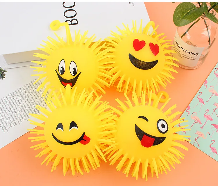 Soft Balls Funny Stress Ball Squeeze Smiley Face For Kids For Adults Decompression Toy
