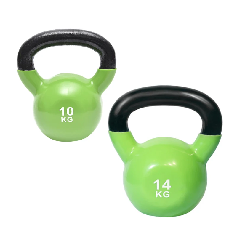 Iron Colored Plastic Impregnated Dumbbell Kettlebell Fitness Handle Kettlebell