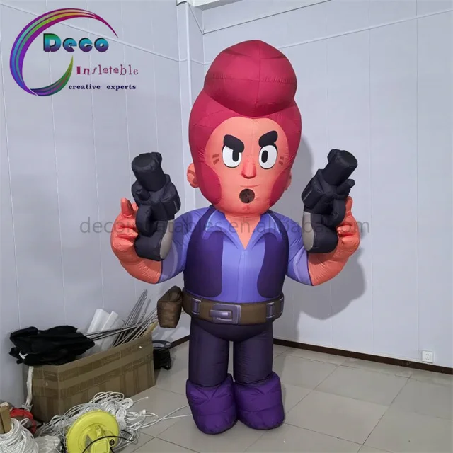 Inflatable Cartoon Model Giant Balloon and Costume for Party or Promotion with LED Lamp and Air Blower Accessories