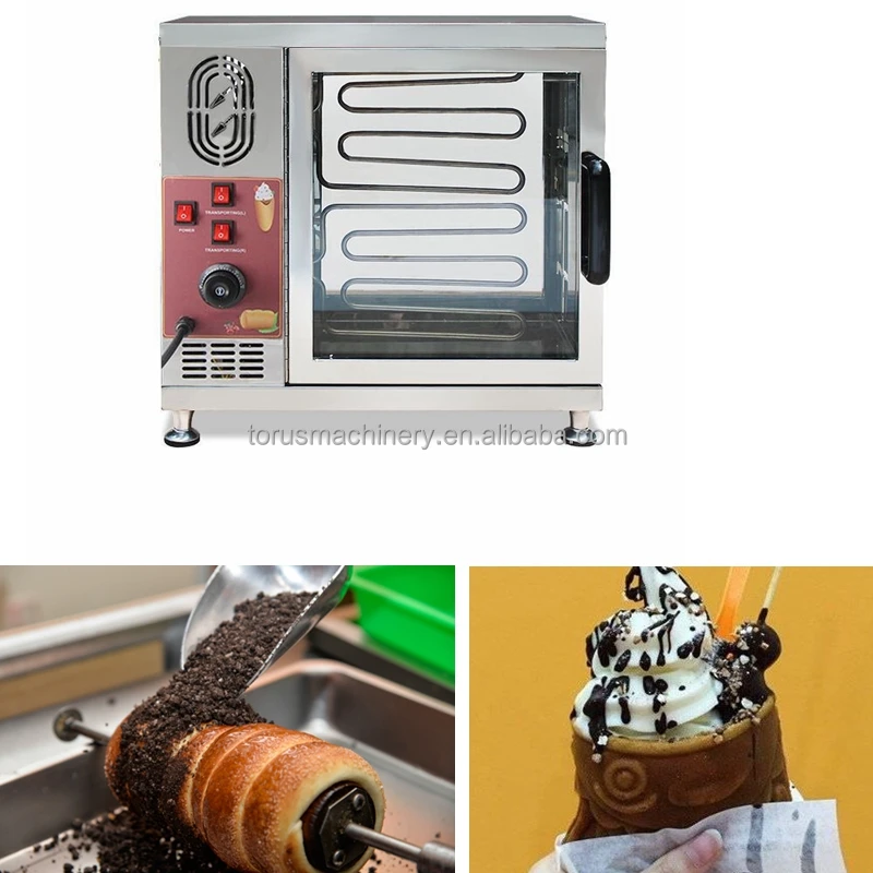 chimeny cake machine europe standard mini cake baking oven for german bread chimney cake