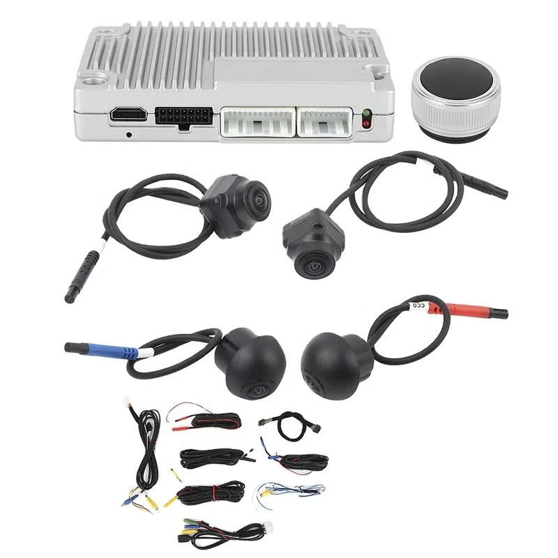  1080P 3D AHD Panoramic 360 Car Camera All Round Night Vision 24 Hours Parking Surveillance Dvr