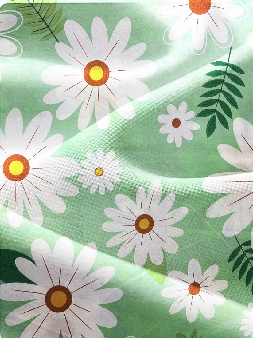 Wholesale 100% Polyester Fabric 70gsm Pigment Printed for Bedsheet
