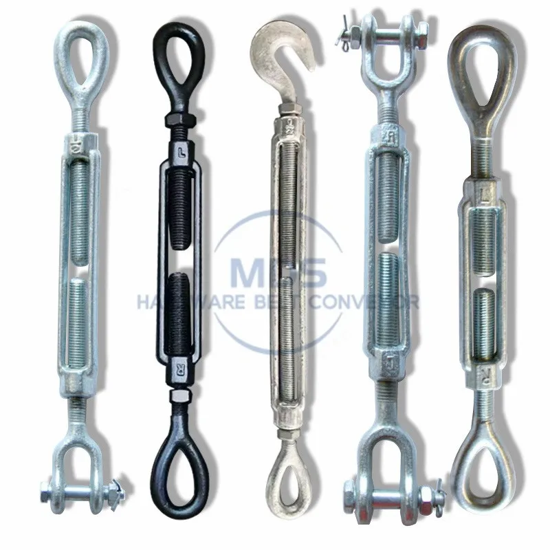 Forged steel HDG galvanized surface open body turnbuckle