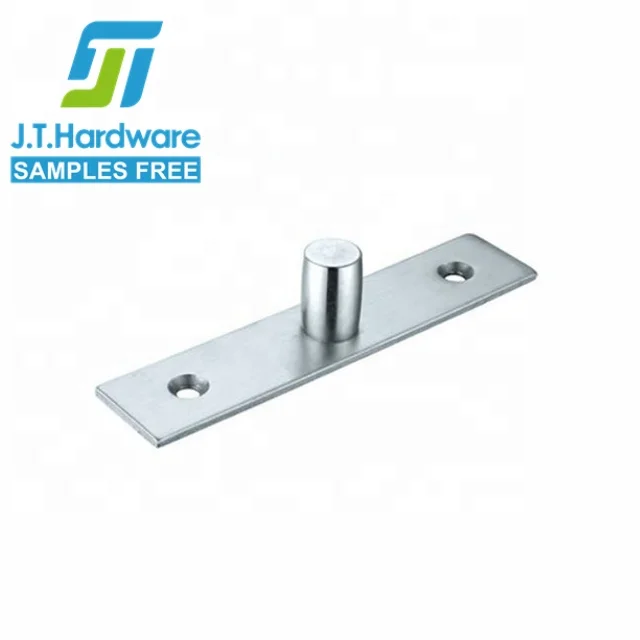 Heavy duty frameless glass door stainless steel surface mounted pivot