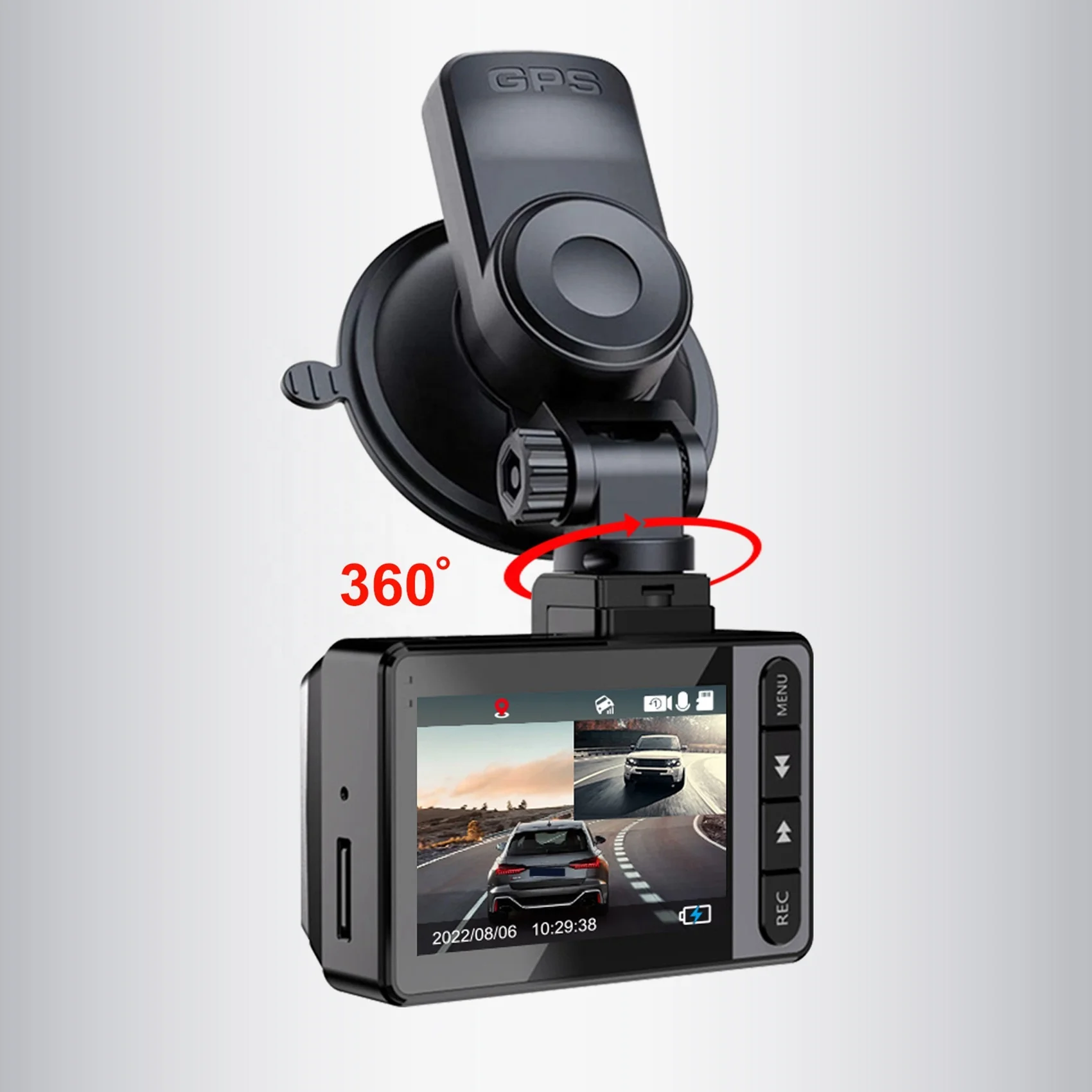 Relee OEM Mini Wifi 4K Gps Car Dvr Dash Cam 2K 1080P Car Camera Video Recorder Night Vision Car Black Box Dual Camera G sensor