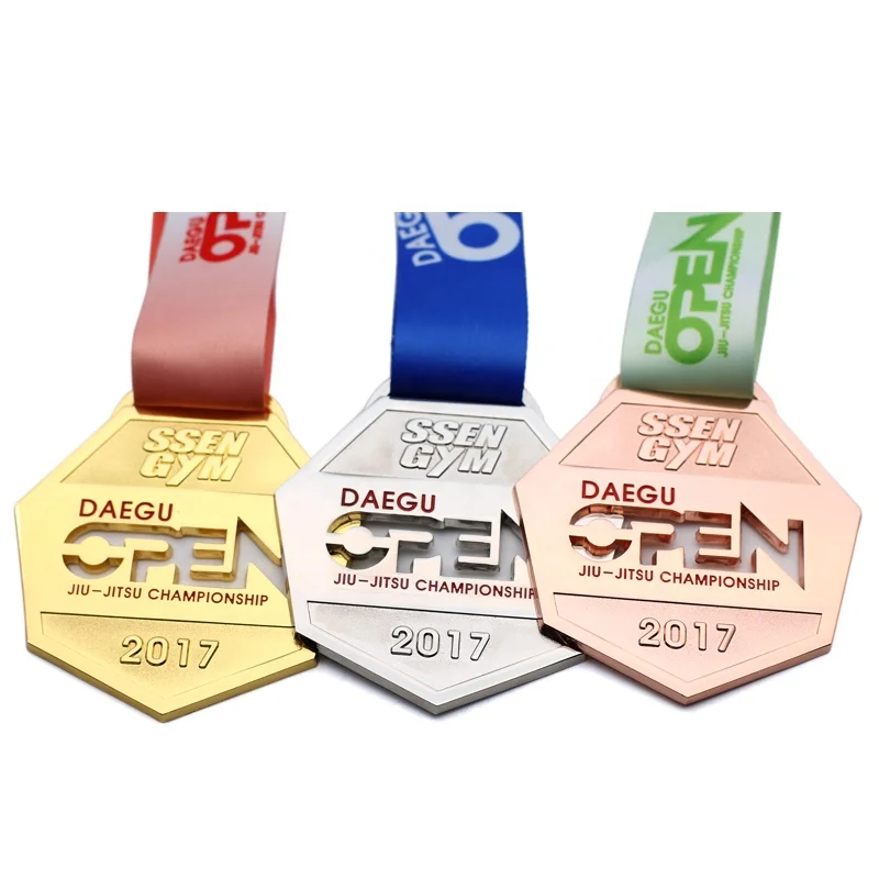Factory price custom Judo metal Jiu-jitsu BJJ medal