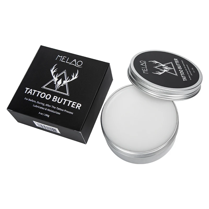 Private Label Tattoo Aftercare Balm Color Enhancement Lotion Brightener Moisturizing Cream Natural Organic Tattoo Butter