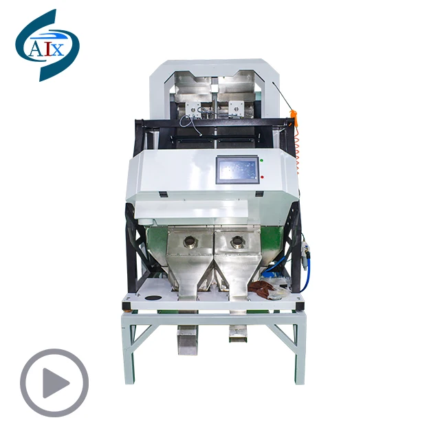 2 row 2-3 ton per hour capacity sunflower grain seed  rice wheat sesame color sorter machine
