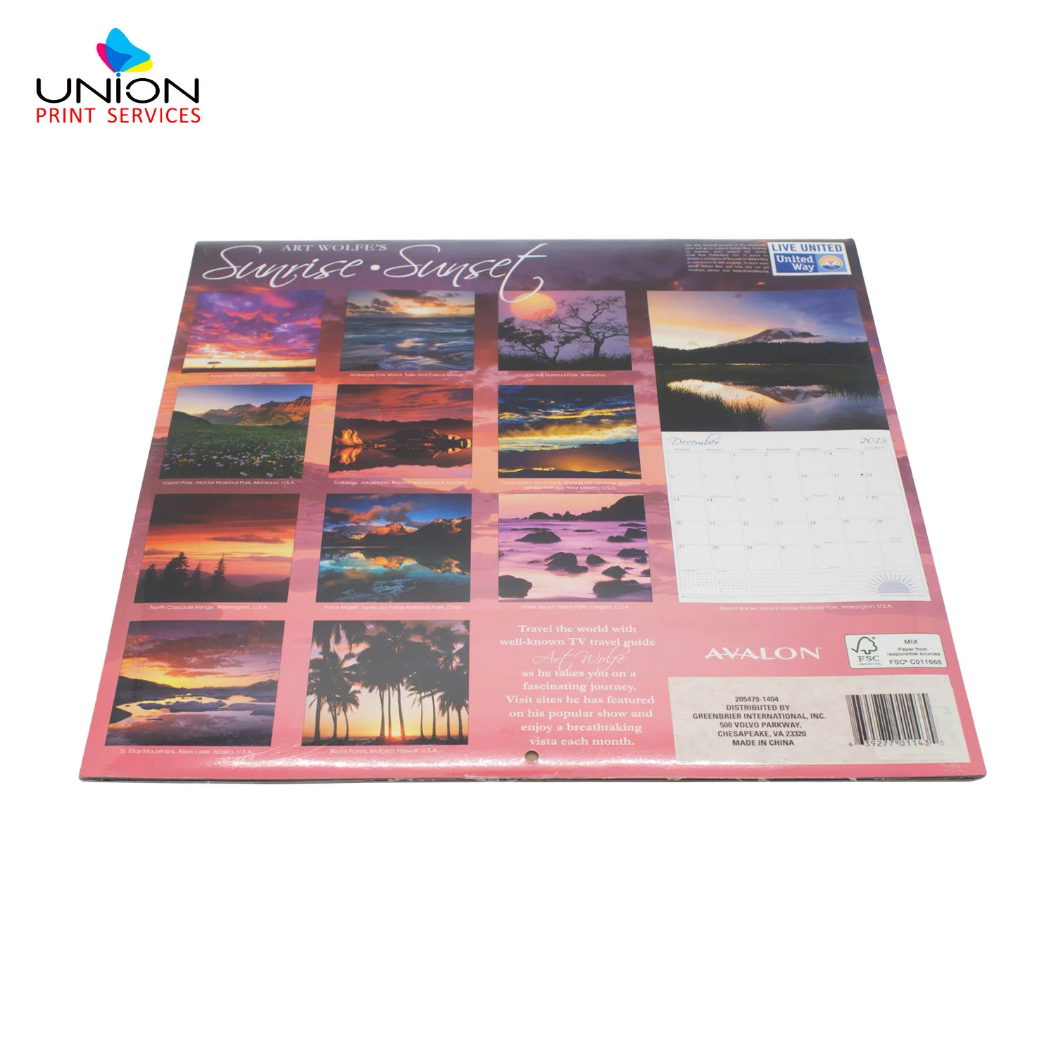  Custom Design Bulk Wholesale 2022 New Wall Calendar Printing