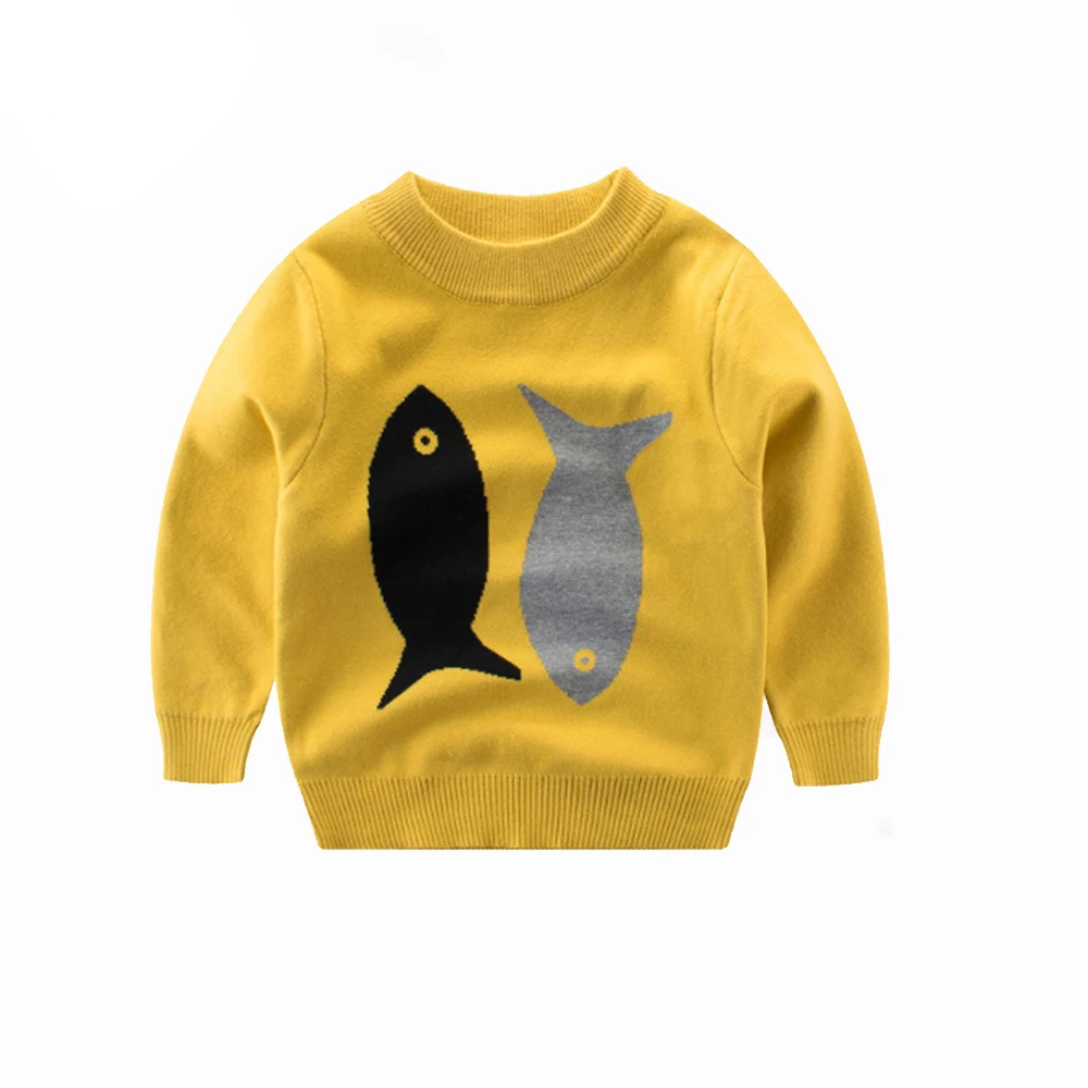 
Custom Winter Children Wear Cotton Pullover Knitting Pattern Designs Baby Girl Sweater 