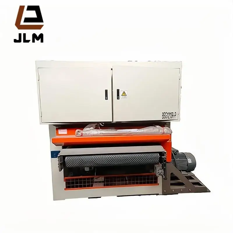 Jinlun Woodworking Plywood Solid Wood Precise Calibrating Sander Wide Belt Sanding Machine