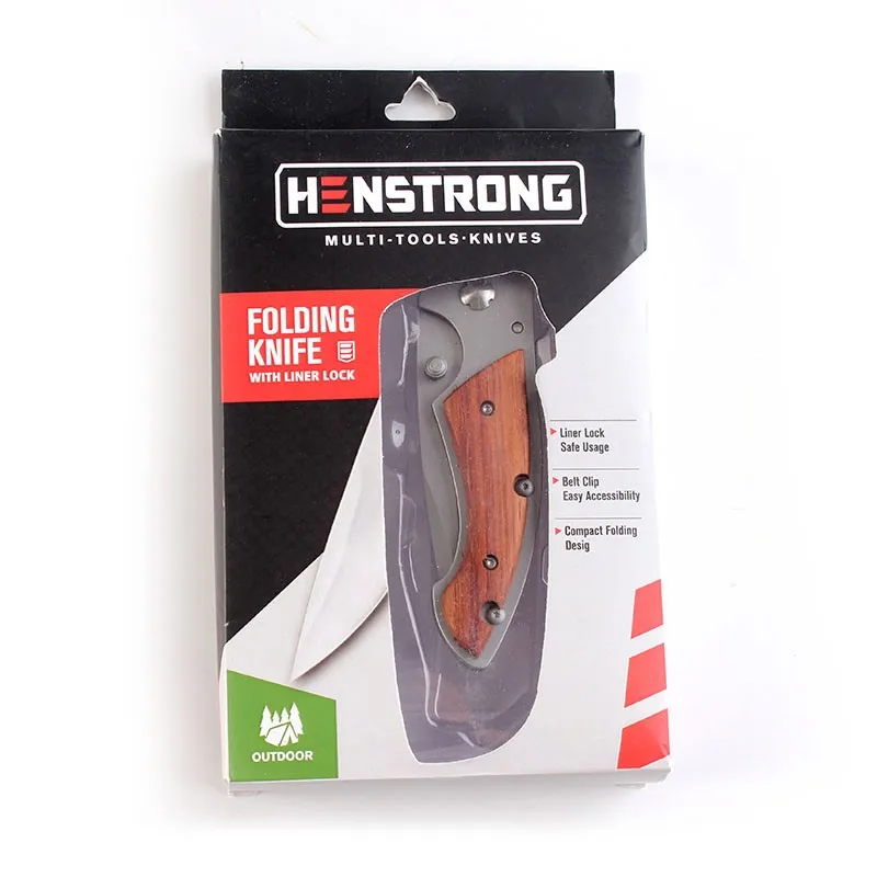 SharpestJungle Fixed Blade Pocket Knife Stainless Steel Survival EDC Camping Tactical Knife with OEM Support