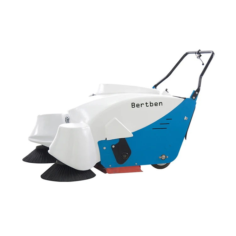 Automatic electric floor sweeper and scrubber , hand push with traction floor cleaning machine with cheap price