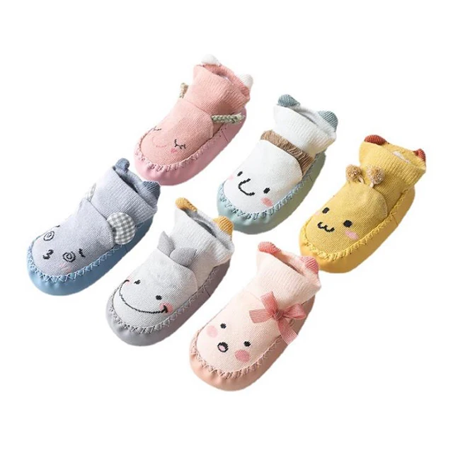New Design Cartoon Animal Baby Shoes Floor Socks Non slip Infant Toddler Socks