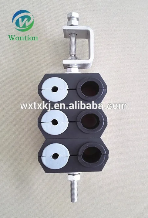 Cable clamp plastic/fiber optic cable clamp/7-10mm diameter cable clamp