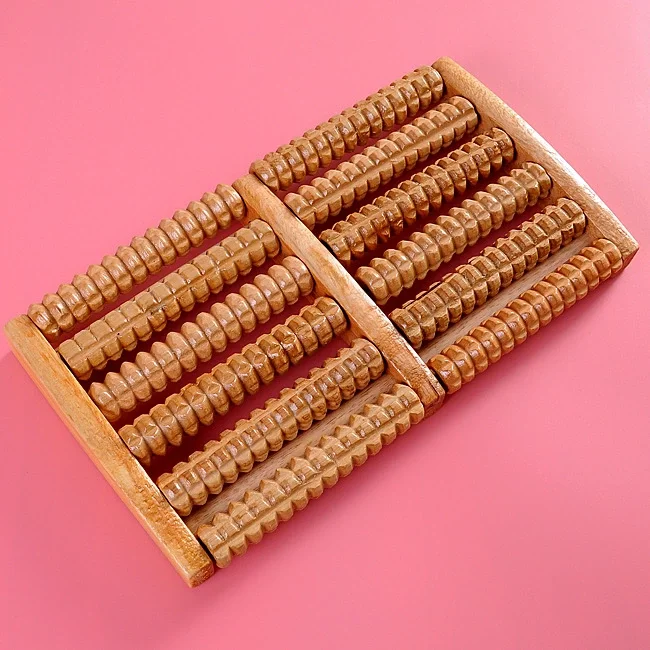 
ZRWM38 Large Dual Foot Massager Roller Body Nursing Massage Tool Foot Massage Relieve Plantar Fasciitis for Foot Pain 