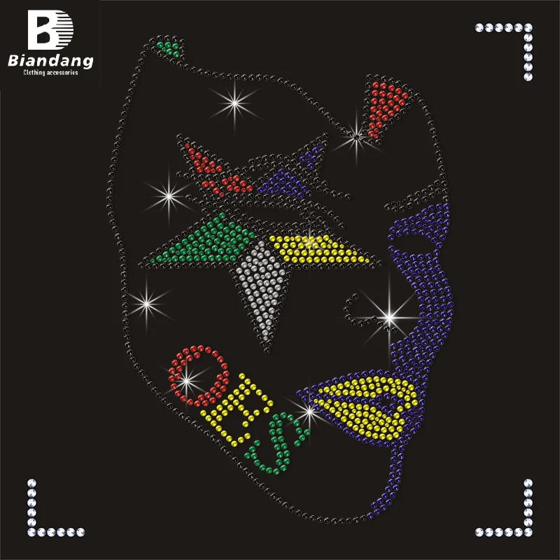 Fashion OES Rhinestone Motif Custom Your Own Brand Rhinestone Iron on Transfer Design