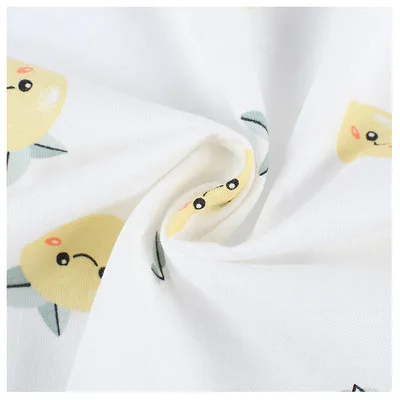2022 New cartoon printed cotton jersey combed single-sided jersey knitted organic cotton baby wear fabric