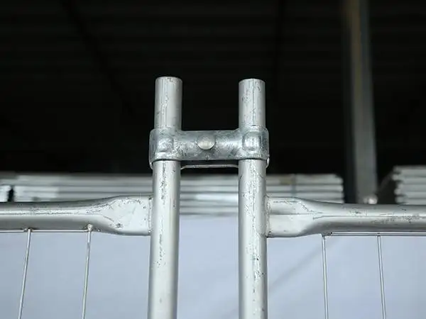 Moveable type free stand temporary fence panels chain link portable construction site fence panels