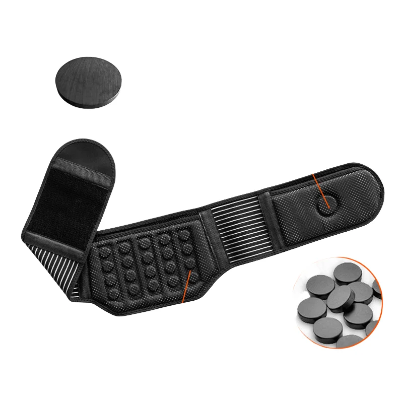 Strong magnet waist belt for middle-aged and elderly products waist protection steel plate support lumbar support fixed belt