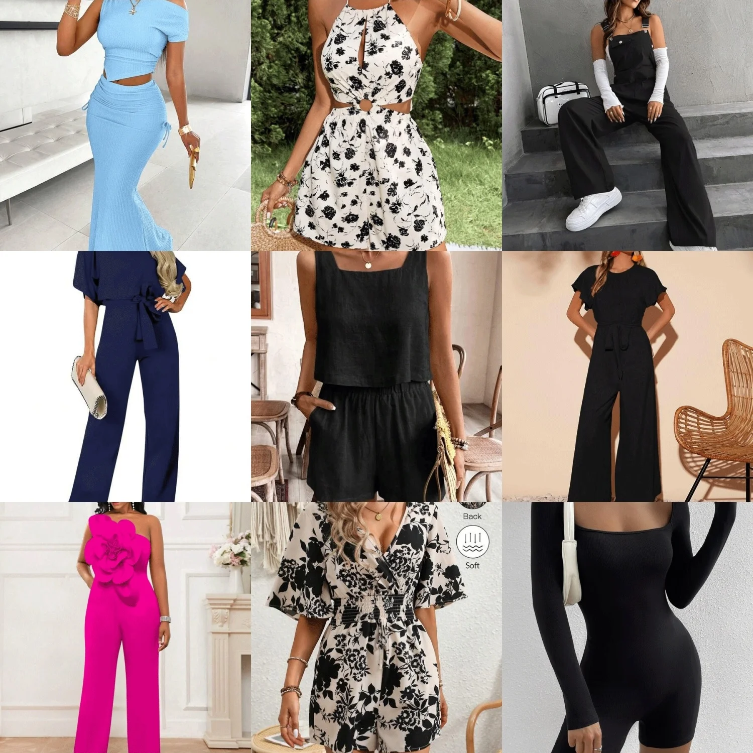 Elegant Deep V-Neck Bubble Sleeve & Waist Pleated Black Pu Coated New Bales Clothes Bodycon Bodysuit for Women