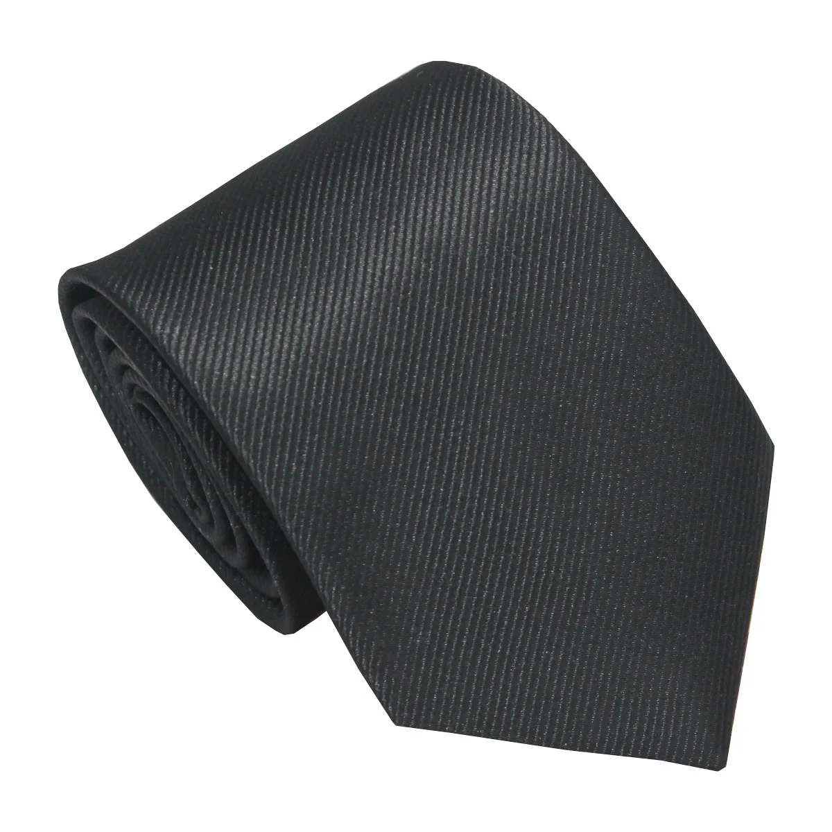 Мужской деловой Повседневный галстук из полиэстера и шелка, саржевый красный галстук, аксессуары для рубашек, однотонный галстук ручной работы