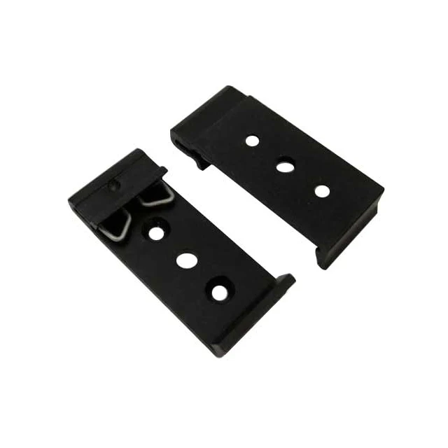Aluminum 20mm din rail Fasten Clip Fixed Clamp Bracket For Relay Mounting