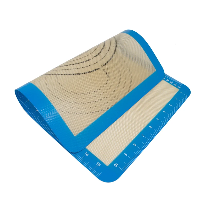 OEM цветной антипригарный силиконовый коврик для выпечки макарунов