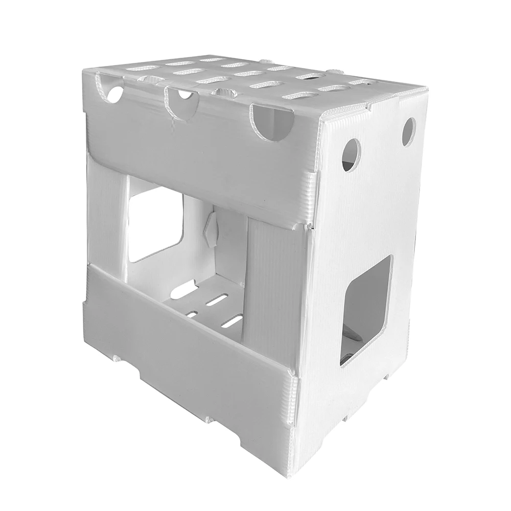 Pp Corrugated Plastic Box Pp Corrugated Box Fresh White or Custom Printed Plastic Hollow Vegetables Boxes