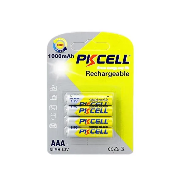 Горячая продажа аккумуляторная батарея NIMH AAA 1000mah 1 2 v